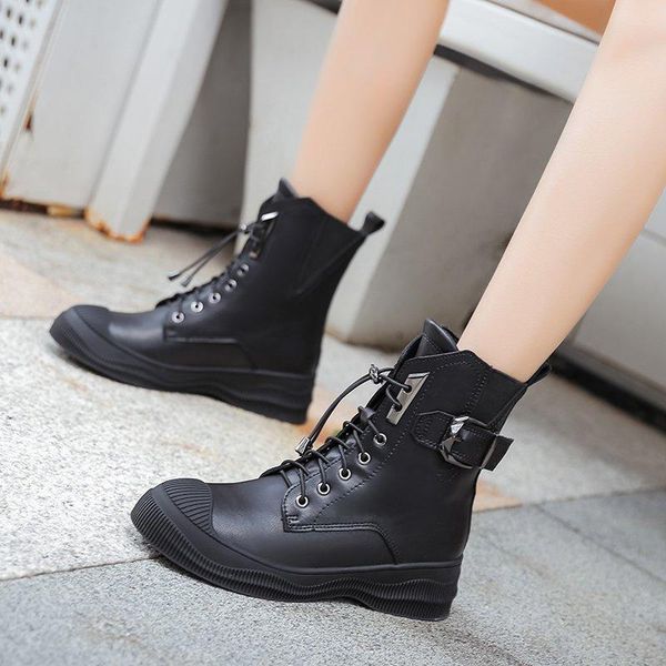 boots lace up women motorcycle punk cross tie short outdoor functional army woman hiking, Black
boots lace up women motorcycle punk cross tie short outdoor functional army woman hiking, Black