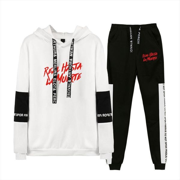 real hasta la muerte men tracksuit hoodie sweatshirt sets spring autumn style the korean trendy streetwear high street, Gray
real hasta la muerte men tracksuit hoodie sweatshirt sets spring autumn style the korean trendy streetwear high street, Gray