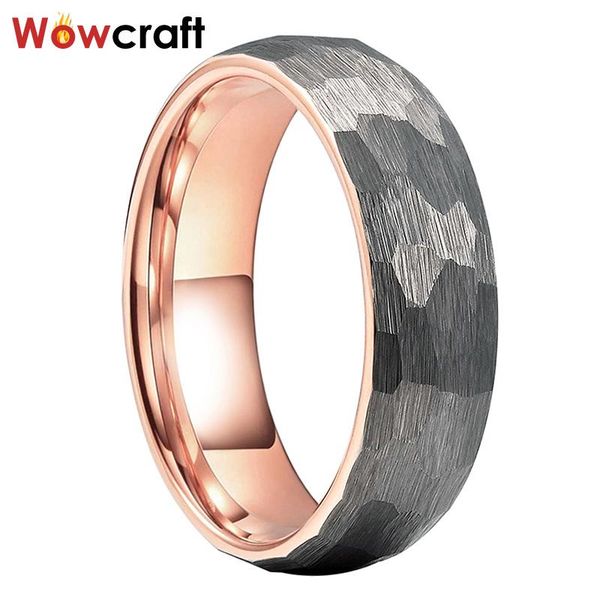 6mm hammered wedding band for men women tungsten carbide ring rose gold brushed finish comfort fit inside engaved rings, Slivery;golden
6mm hammered wedding band for men women tungsten carbide ring rose gold brushed finish comfort fit inside engaved rings, Slivery;golden