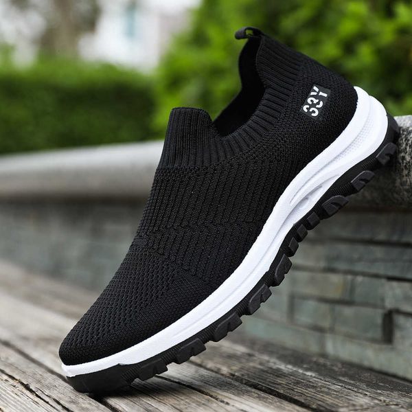 Casual shoes New style men's casual single , flying woven, breathable, one legged lazy mountaineering 8KG6, Black
Casual shoes New style men's casual single , flying woven, breathable, one legged lazy mountaineering 8KG6, Black
