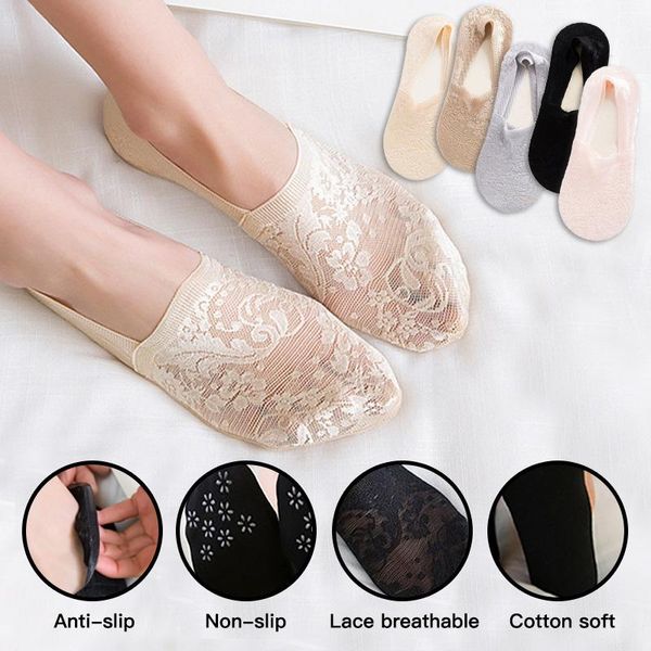 socks & hosiery 4 pairs/lot women lace summer ice silk flower low cut girl fashion invisible anti-slip ankle pack set pink, Black;white 
socks & hosiery 4 pairs/lot women lace summer ice silk flower low cut girl fashion invisible anti-slip ankle pack set pink, Black;white