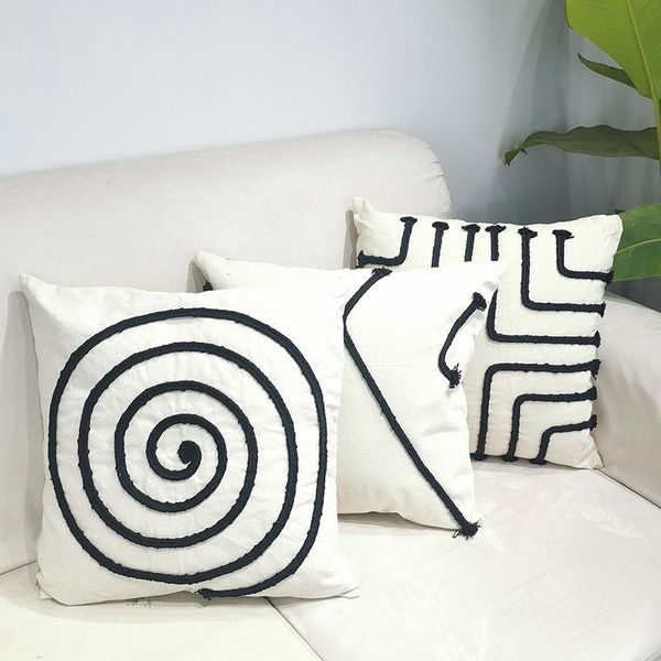 cushion/decorative pillow boho home decoration rainbow cushion cover black stripe rope embroidery pink 45x45cm for living room bed
cushion/decorative pillow boho home decoration rainbow cushion cover black stripe rope embroidery pink 45x45cm for living room bed