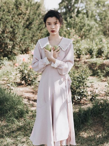 early autumn french close tied with restoring ancient ways high waist dress casual dresses, Black;gray
early autumn french close tied with restoring ancient ways high waist dress casual dresses, Black;gray