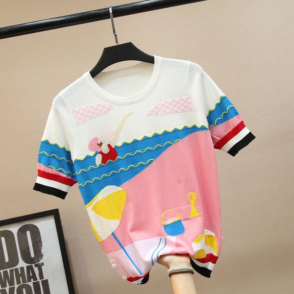 men's t-shirts women's chic knitting t shirts 2021 spring sweet summer female a321, White;black
men's t-shirts women's chic knitting t shirts 2021 spring sweet summer female a321, White;black
