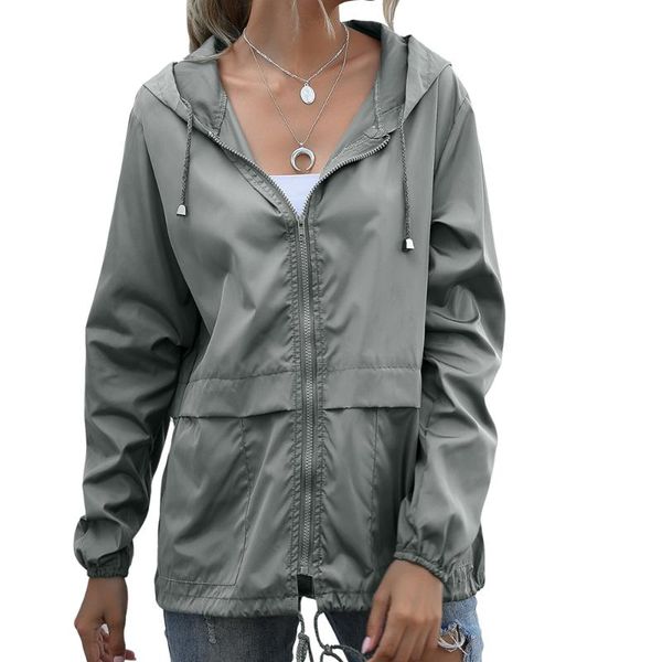 women's jackets imcute waterproof zip cardigan hooded jacket outdoor fashion v-neck drawstring long sleeve thin slim fit, Black;brown
women's jackets imcute waterproof zip cardigan hooded jacket outdoor fashion v-neck drawstring long sleeve thin slim fit, Black;brown
