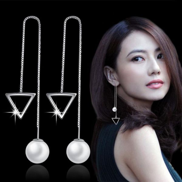triangle tassel earrings pearl ear line bohemian vintage drop dangle party earring for women pendientes largos perlas k40-5 & chandelier, Silver
triangle tassel earrings pearl ear line bohemian vintage drop dangle party earring for women pendientes largos perlas k40-5 & chandelier, Silver