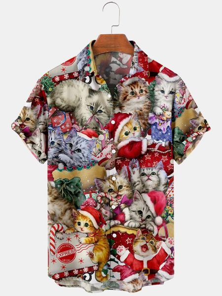 men's casual shirts 2021 cross christmas elements 3d digital printing trend loose short sleeve shirt 11, White;black
men's casual shirts 2021 cross christmas elements 3d digital printing trend loose short sleeve shirt 11, White;black