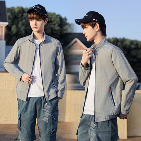 men's jackets 2021 spring summer men thin jacket hooded coat fashion solid windbreaker, Black;brown
men's jackets 2021 spring summer men thin jacket hooded coat fashion solid windbreaker, Black;brown