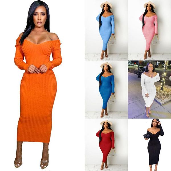 casual dresses autumn 2021 elegant v-neck women long sleeve dress office lady party wear slim buttocks maxi vestido, Black;gray
casual dresses autumn 2021 elegant v-neck women long sleeve dress office lady party wear slim buttocks maxi vestido, Black;gray