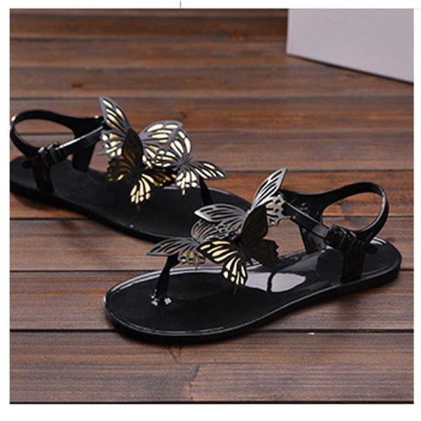 summer women's pvc shoes casual simple beach butterfly flip flops brief hasp flat sandals j25, Black
summer women's pvc shoes casual simple beach butterfly flip flops brief hasp flat sandals j25, Black