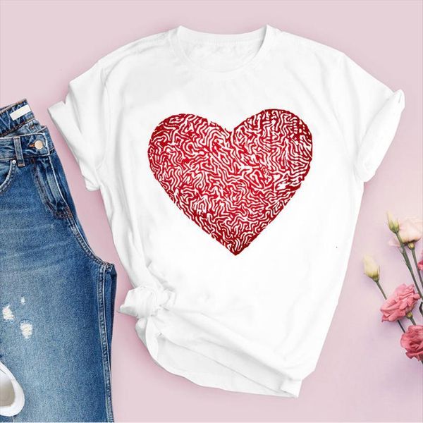 print 90s love geometric womens t shirt short sleeve girl fashion casual clothing tees, White
print 90s love geometric womens t shirt short sleeve girl fashion casual clothing tees, White