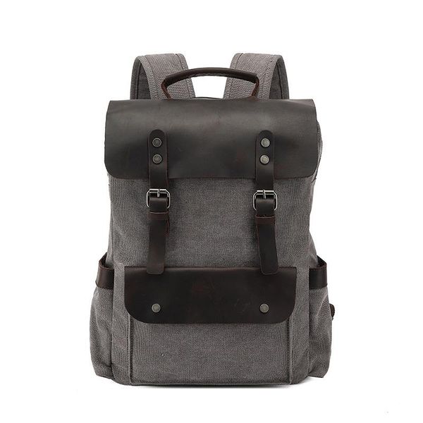 backpack multifunction casual canvas men bag vintage leather school bags for teenagers wearproof portable laptravel
backpack multifunction casual canvas men bag vintage leather school bags for teenagers wearproof portable laptravel