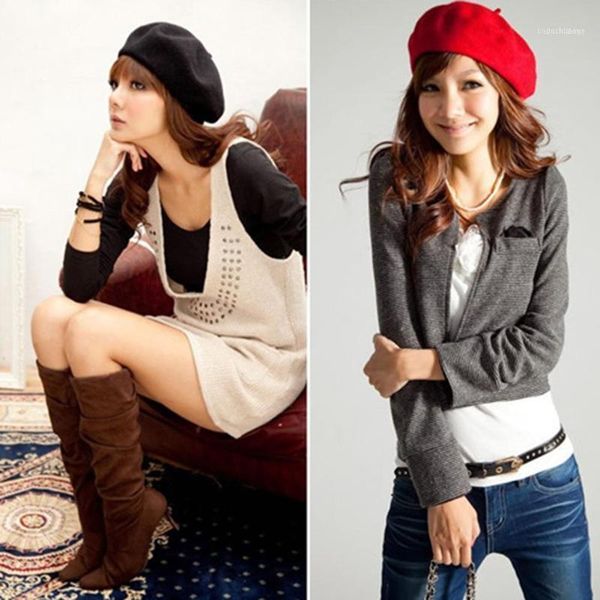 berets trendy women fashion beret baggy faux wool warm winter beanie artist hat solid color cap all matched walking cap1, Blue;gray
berets trendy women fashion beret baggy faux wool warm winter beanie artist hat solid color cap all matched walking cap1, Blue;gray
