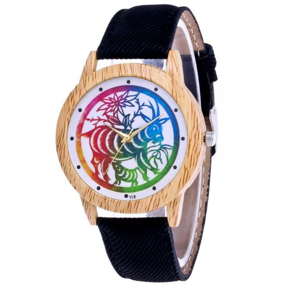 wristwatches women classic fashion casual leather strap watch ram paper cutting analog quartz round, Slivery;brown
wristwatches women classic fashion casual leather strap watch ram paper cutting analog quartz round, Slivery;brown