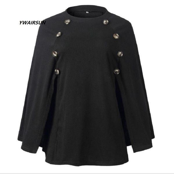 scarves ywairsun knit solid cloak ladies casual black button shawl autumn and winter street weather poncho sweater pullover plus size, Blue;gray
scarves ywairsun knit solid cloak ladies casual black button shawl autumn and winter street weather poncho sweater pullover plus size, Blue;gray