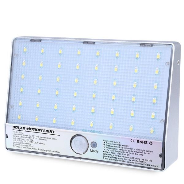 original 48 leds solar powered motion sensor light for street energy-saving non-pollution long service time home outdoor wall lamps 
original 48 leds solar powered motion sensor light for street energy-saving non-pollution long service time home outdoor wall lamps