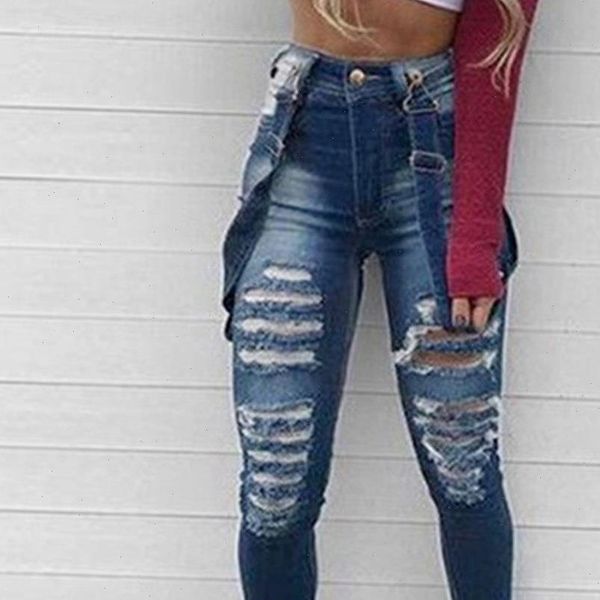 muyogrt denim bib overalls womens jeans high waist ripped hole pencil pants ladies casual jumpsuits and rompers, Blue
muyogrt denim bib overalls womens jeans high waist ripped hole pencil pants ladies casual jumpsuits and rompers, Blue