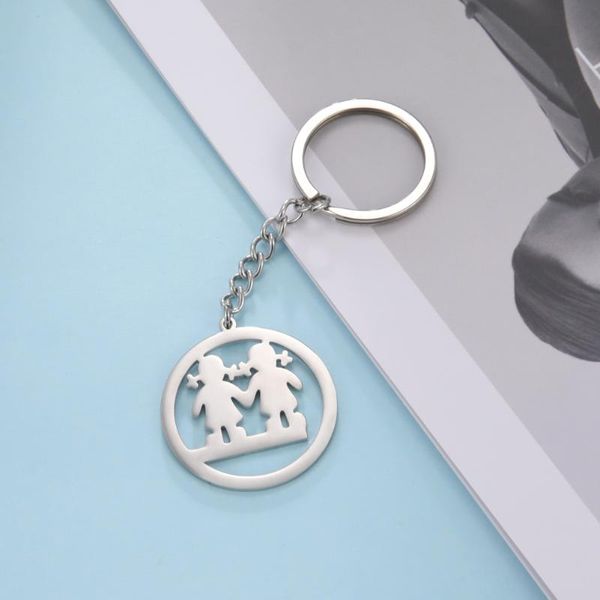 keychains cooltime simple cute girls kids keychain anniversary party birthday gifts stainless steel friends family keyring wholesale 2021, Silver
keychains cooltime simple cute girls kids keychain anniversary party birthday gifts stainless steel friends family keyring wholesale 2021, Silver
