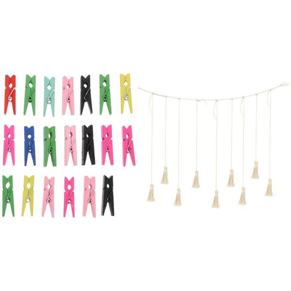 party decoration 1 set of wooden po clips decorative picture with woolen yarn (assorted color)
party decoration 1 set of wooden po clips decorative picture with woolen yarn (assorted color)