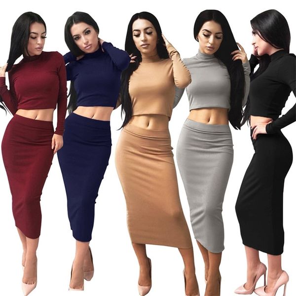 2 piece bandage autumn winter midi dress turtleneck long sleeve solid bopdycon tight two party es 210507, Black;gray
2 piece bandage autumn winter midi dress turtleneck long sleeve solid bopdycon tight two party es 210507, Black;gray