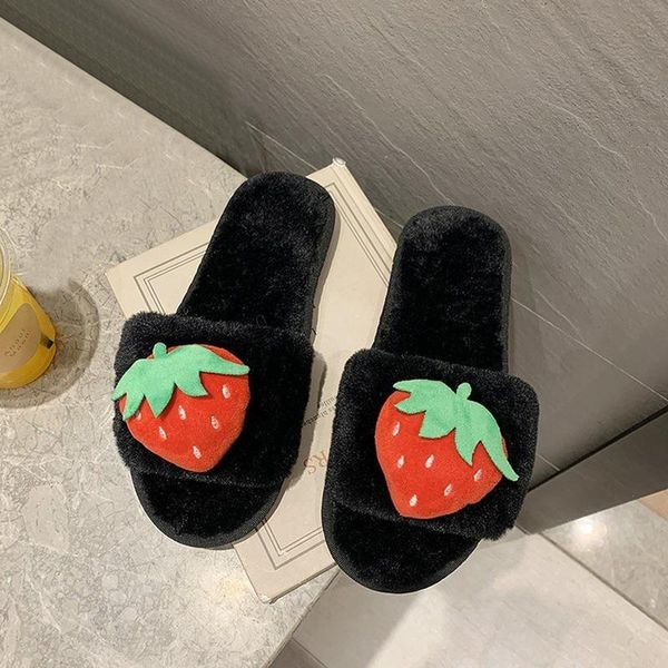 slippers winter women's cute fruit decor casual cartoon cotton breathable outdoor pure color zapatos muje, Black
slippers winter women's cute fruit decor casual cartoon cotton breathable outdoor pure color zapatos muje, Black