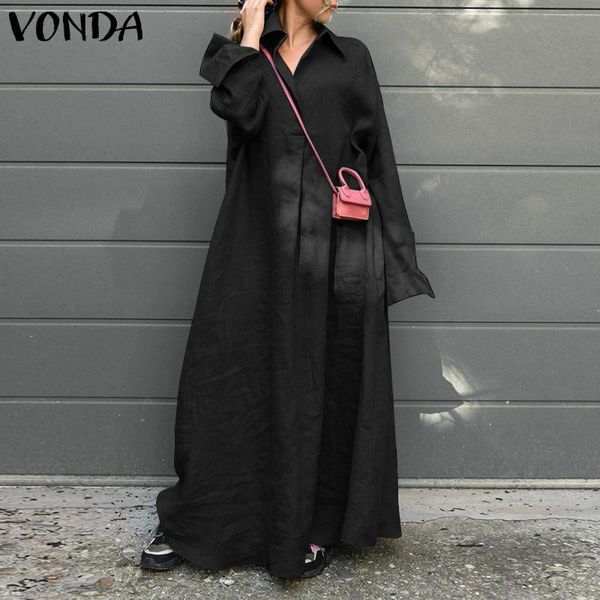 women's blouses & shirts vonda autumn vintage pleated solid dress casual lapel neck long sleeve vestidos spring sundress loose rob, White
women's blouses & shirts vonda autumn vintage pleated solid dress casual lapel neck long sleeve vestidos spring sundress loose rob, White