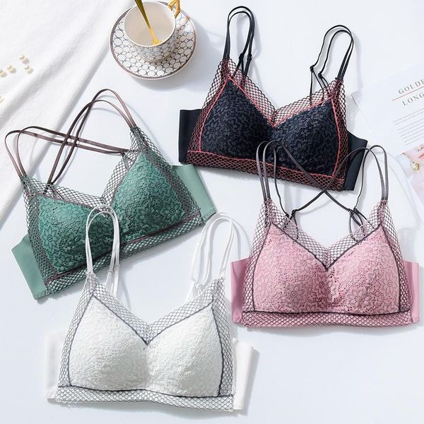 bras beforw lace hollow out backless for women lingerie seamless push up bralette female comfortable wireless bra underwear, Red;black
bras beforw lace hollow out backless for women lingerie seamless push up bralette female comfortable wireless bra underwear, Red;black