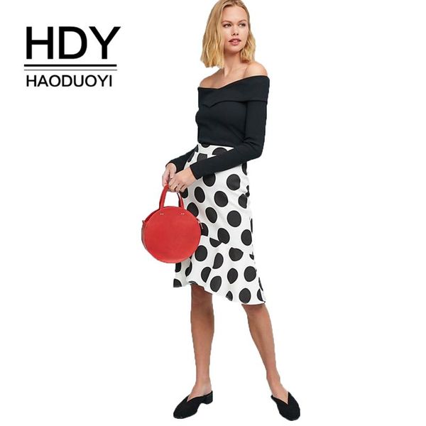 skirts hdy haoduoyi 2021 arrival retro big wave point bag hip irregular ruffled hem skirt for female fashion, Black
skirts hdy haoduoyi 2021 arrival retro big wave point bag hip irregular ruffled hem skirt for female fashion, Black