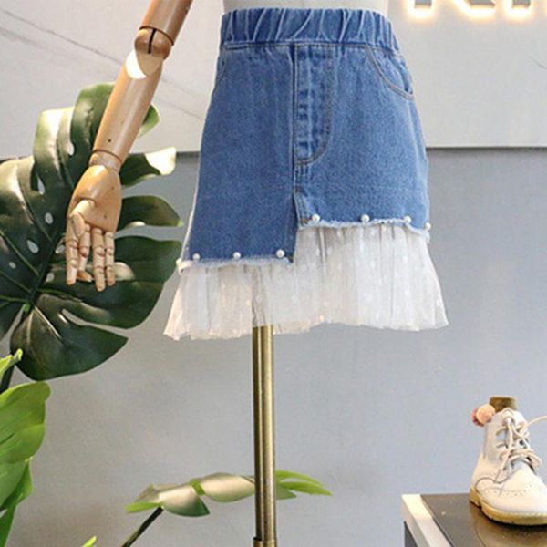 skirts fashion blue denim splicing lace mini skirt for girls baby a-line beading jeans little children clothing 2021
skirts fashion blue denim splicing lace mini skirt for girls baby a-line beading jeans little children clothing 2021