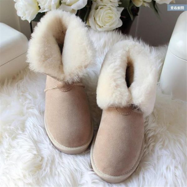 boots 2021 real wool women's genuine sheepskin woman snow casual winter shoes leather, Black
boots 2021 real wool women's genuine sheepskin woman snow casual winter shoes leather, Black