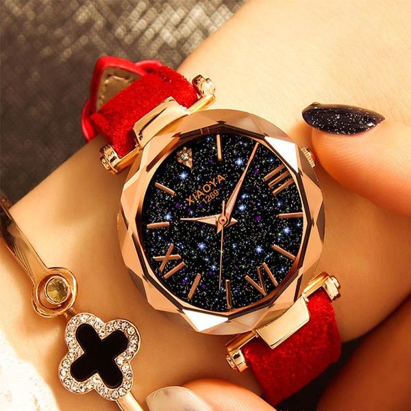 wristwatches women exquisite luxury watches fashion dress ladies watch elegant starry sky dial leather strap quartz wristwatch clock, Slivery;brown
wristwatches women exquisite luxury watches fashion dress ladies watch elegant starry sky dial leather strap quartz wristwatch clock, Slivery;brown