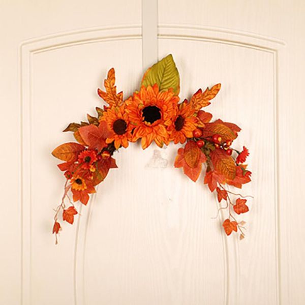 decorative flowers & wreaths autumn simulation sunflower pumpkin garland door wreath for wedding thanksgiving christmas home part
decorative flowers & wreaths autumn simulation sunflower pumpkin garland door wreath for wedding thanksgiving christmas home part