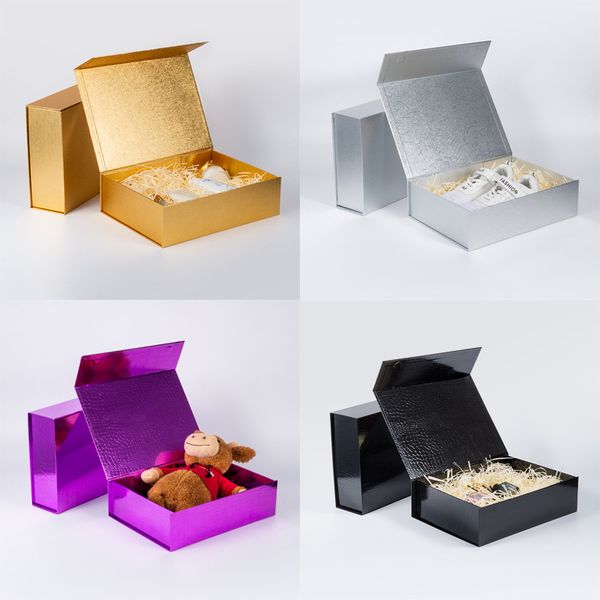 hard extra large sturdy storage box with lid magnetic gift boxes for clothes robe wedding dress sweater gifts reusable foldable bridesmaid p
hard extra large sturdy storage box with lid magnetic gift boxes for clothes robe wedding dress sweater gifts reusable foldable bridesmaid p