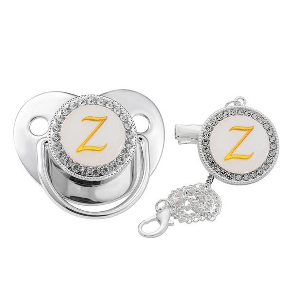 pacifiers# name initial letters silver baby pacifier clips chain silicone infant nipple bling born dummy bpa soother 6-12m
pacifiers# name initial letters silver baby pacifier clips chain silicone infant nipple bling born dummy bpa soother 6-12m