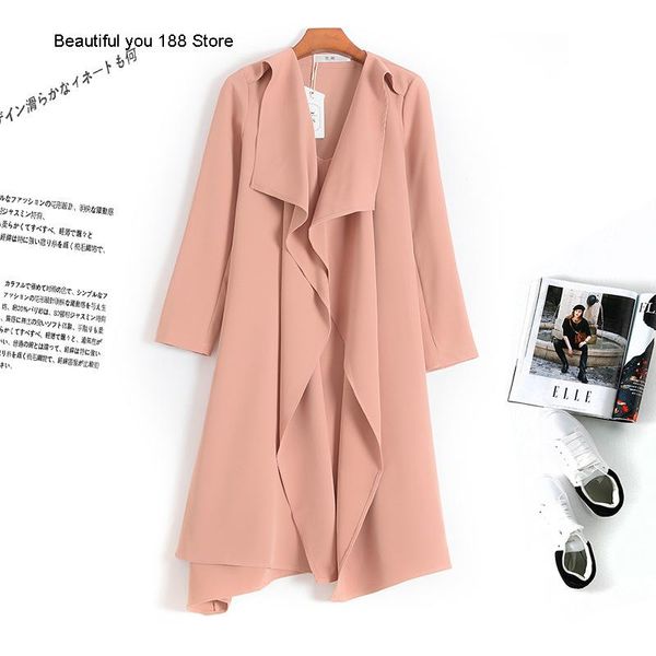 women's trench coats autumn high-end v-neck long-sleeved stitching two-piece coat for women, Tan;black
women's trench coats autumn high-end v-neck long-sleeved stitching two-piece coat for women, Tan;black