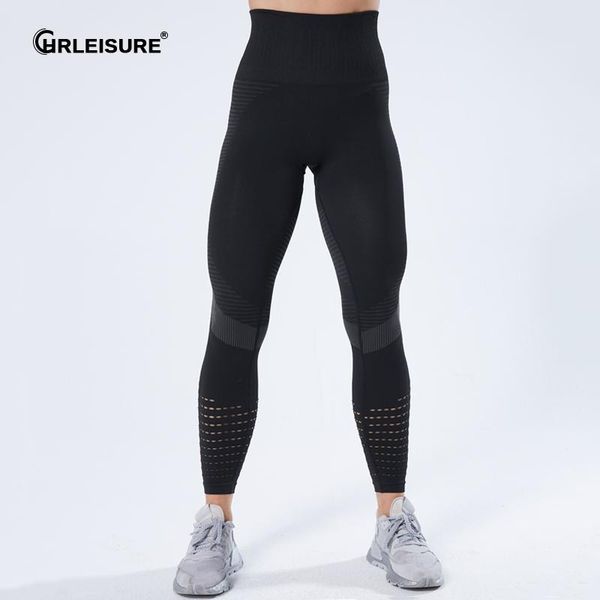 women's leggings chrleisure women seamless high waist hollow printed workout pants elasticity slim legins fitness sport, Black
women's leggings chrleisure women seamless high waist hollow printed workout pants elasticity slim legins fitness sport, Black