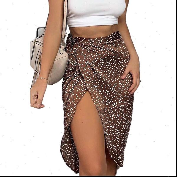 vintage dot print midi womens skirts high waist lace up party summer split wrap hip ladies asymmetry, Black
vintage dot print midi womens skirts high waist lace up party summer split wrap hip ladies asymmetry, Black