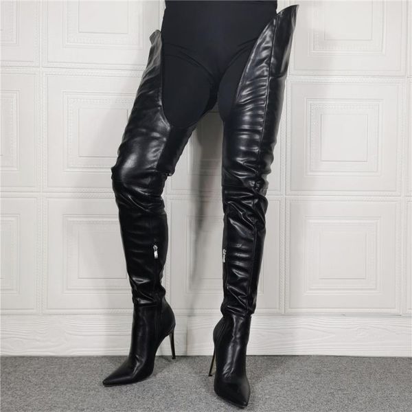 boots botas over knee u sharp long stiletto leather women thigh high crotch ladies heel runway trendy shoe woman f367, Black
boots botas over knee u sharp long stiletto leather women thigh high crotch ladies heel runway trendy shoe woman f367, Black