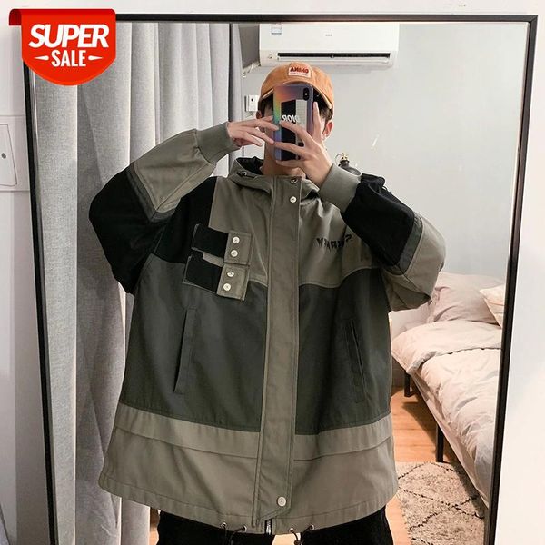 2019 men's streetwear bomber cargo jacket male more pocket decorate loose coats grey/white color windbreaker size -2xl #he89, White;black
2019 men's streetwear bomber cargo jacket male more pocket decorate loose coats grey/white color windbreaker size -2xl #he89, White;black