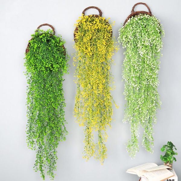 decorative flowers & wreaths artificial vine hanging plant garland home garden festival wedding party simulated leaves decorations
decorative flowers & wreaths artificial vine hanging plant garland home garden festival wedding party simulated leaves decorations