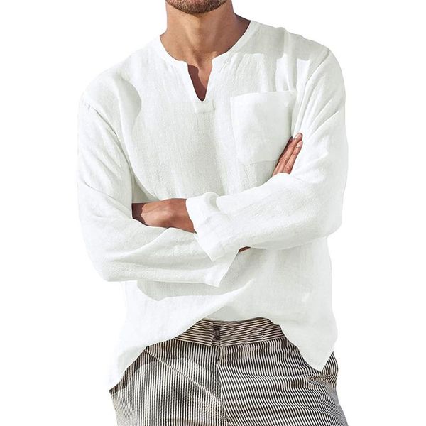 men's casual shirts 2021 summer solid color for men loose mens pocket fashion clothing, White;black 
men's casual shirts 2021 summer solid color for men loose mens pocket fashion clothing, White;black