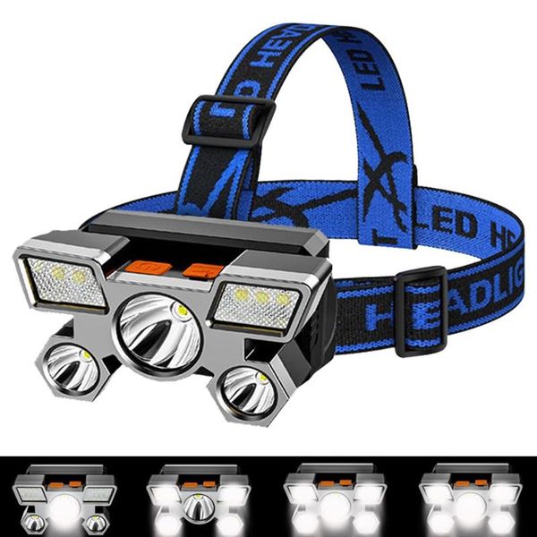 headlamps headlight led five head lamp super bright usb recharge fishing long-range hard lights head-mounted miner outdoor
headlamps headlight led five head lamp super bright usb recharge fishing long-range hard lights head-mounted miner outdoor