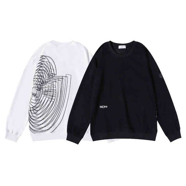 men's and women's long sved hoodi, mon printed cloth, tight casual sweaters, spring sweaters, White;black
men's and women's long sved hoodi, mon printed cloth, tight casual sweaters, spring sweaters, White;black