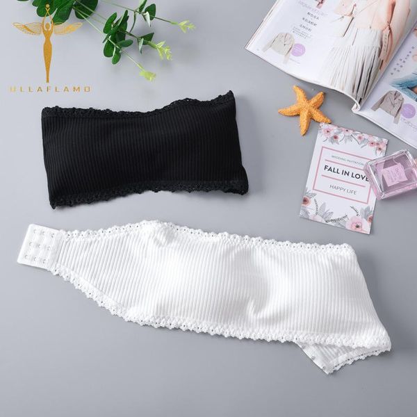 bustiers & corsets casual ribbed off-shoulder tube women elastic skinny cotton bra chest padded back hide button underwear female crop t, Black;white
bustiers & corsets casual ribbed off-shoulder tube women elastic skinny cotton bra chest padded back hide button underwear female crop t, Black;white