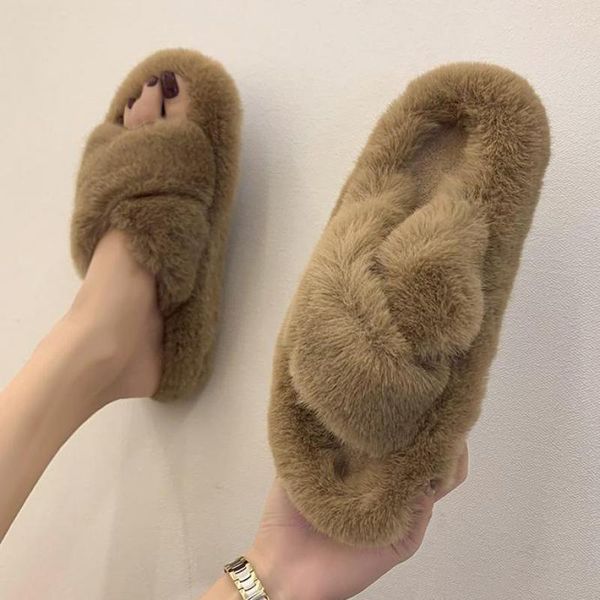 slippers 2021 fluffy home women faux fur cozy furry slides open toe slip on soft house floor plush warm shoes ytmtloy zapato, Black
slippers 2021 fluffy home women faux fur cozy furry slides open toe slip on soft house floor plush warm shoes ytmtloy zapato, Black