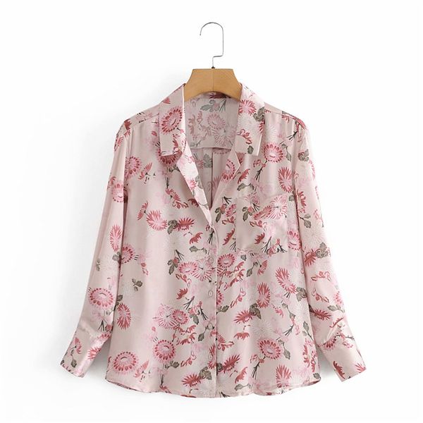 casual woman pink loose flower notched blouse spring fashion ladies print shirts female vintage oversized blouses 210515, White
casual woman pink loose flower notched blouse spring fashion ladies print shirts female vintage oversized blouses 210515, White