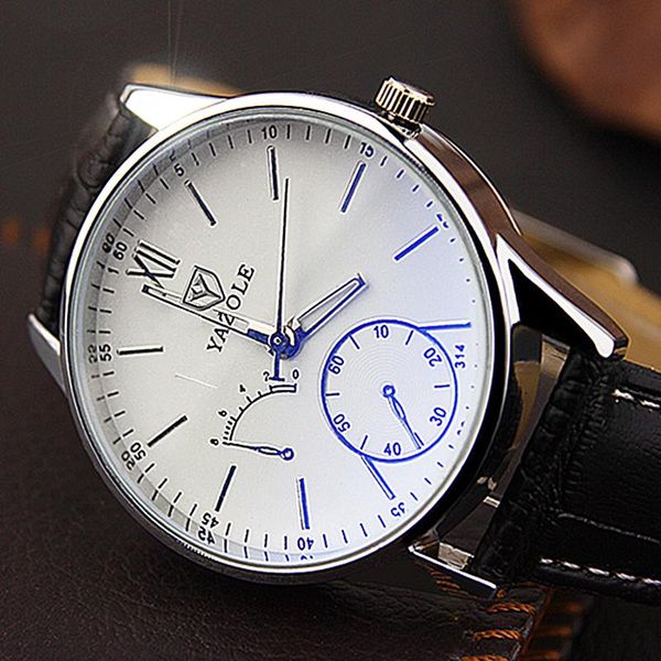 wristwatches fashion yazole mens watches luxury blue glass wrist watch waterproof sport men's clock saati relogio masculino, Slivery;brown
wristwatches fashion yazole mens watches luxury blue glass wrist watch waterproof sport men's clock saati relogio masculino, Slivery;brown