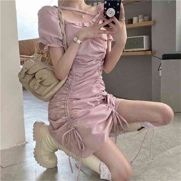 girl's pink dress waist hugging slimming french summer style temperament 210529, Black;gray
girl's pink dress waist hugging slimming french summer style temperament 210529, Black;gray