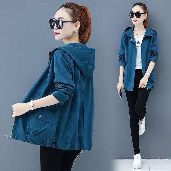women spring autumn middle-aged hooded trench coat female loose fashion casual cotton windbreaker outerwear plus size r431 women's coat, Tan;black
women spring autumn middle-aged hooded trench coat female loose fashion casual cotton windbreaker outerwear plus size r431 women's coat, Tan;black