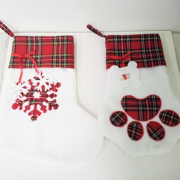 large fluffy santa socks christmas pet dog plaid paw stocking hanging fireplace xmas tree christma decoration 08
large fluffy santa socks christmas pet dog plaid paw stocking hanging fireplace xmas tree christma decoration 08